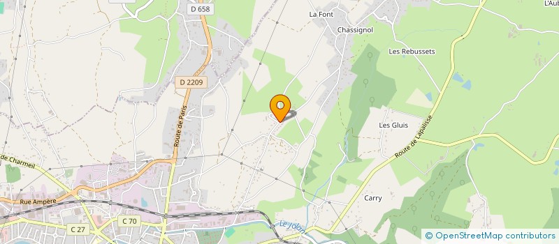 localisation de l'entreprise MONSIEUR GABRIEL BRISSOT à CUSSET