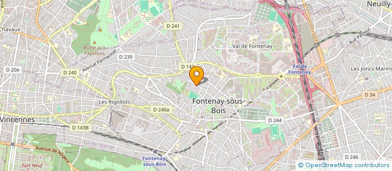 localisation de l'entreprise MONSIEUR GABRIEL BRULE à FONTENAY-SOUS-BOIS