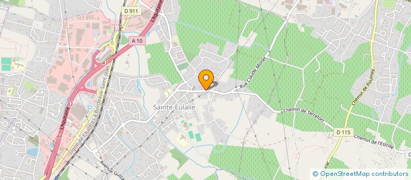 localisation de l'entreprise MONSIEUR GABRIEL BURE ARANCIBIA  SAINTE-EULALIE