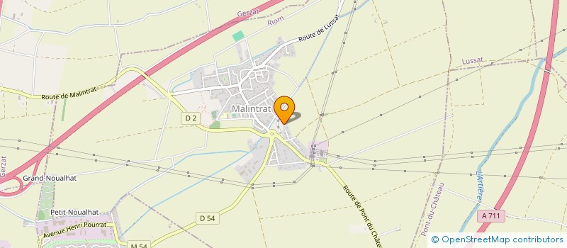 localisation de l'entreprise MONSIEUR GABRIEL BURRI  MALINTRAT