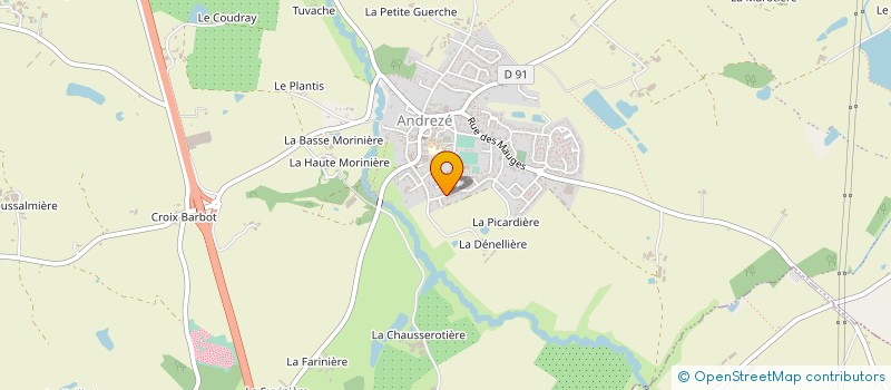 localisation de l'entreprise MONSIEUR GABRIEL CAILLET à MONTREVAULT-SUR-EVRE