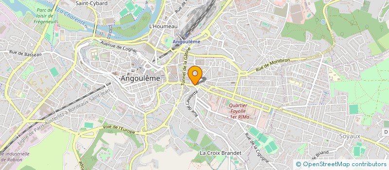 localisation de l'entreprise MONSIEUR GABRIEL CALMETTES à ANGOULEME
