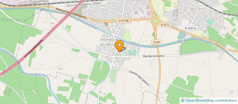 localisation de l'entreprise MONSIEUR GABRIEL CAMMAN  VILLENEUVE-LES-BEZIERS