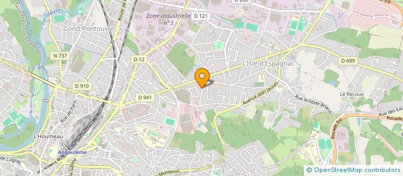 localisation de l'entreprise MONSIEUR GABRIEL CANCY  L'ISLE-D'ESPAGNAC