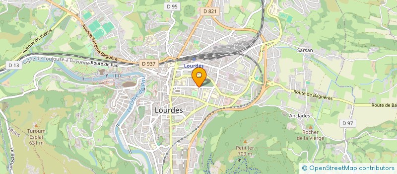 localisation de l'entreprise MONSIEUR GABRIEL CAPDEVIELLE à LOURDES