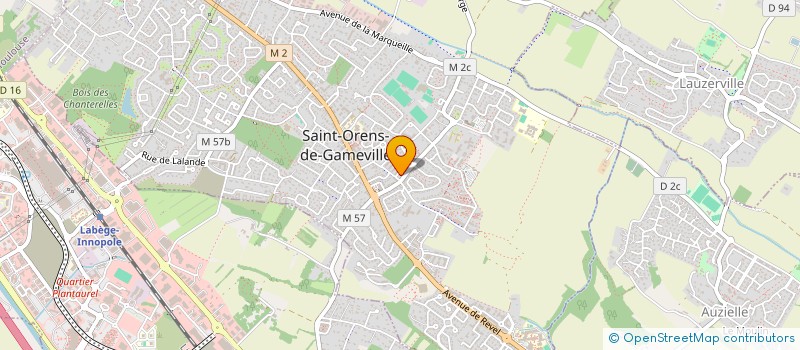 localisation de l'entreprise MONSIEUR GABRIEL CAPELOT à SAINT-ORENS-DE-GAMEVILLE