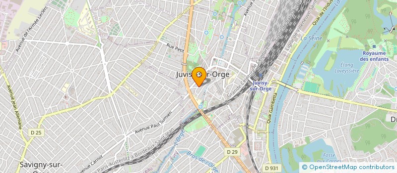 localisation de l'entreprise MONSIEUR GABRIEL CAPOCCI à JUVISY-SUR-ORGE