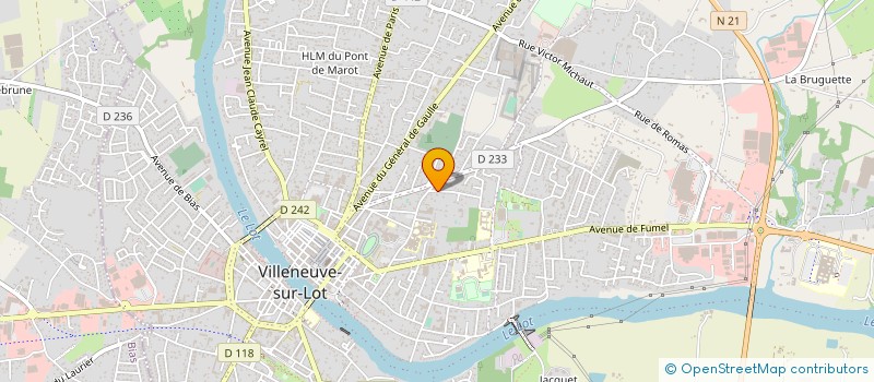 localisation de l'entreprise MONSIEUR GABRIEL CARRERE  VILLENEUVE-SUR-LOT