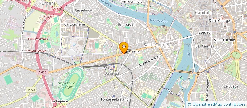 localisation de l'entreprise MONSIEUR GABRIEL CASALAN  TOULOUSE