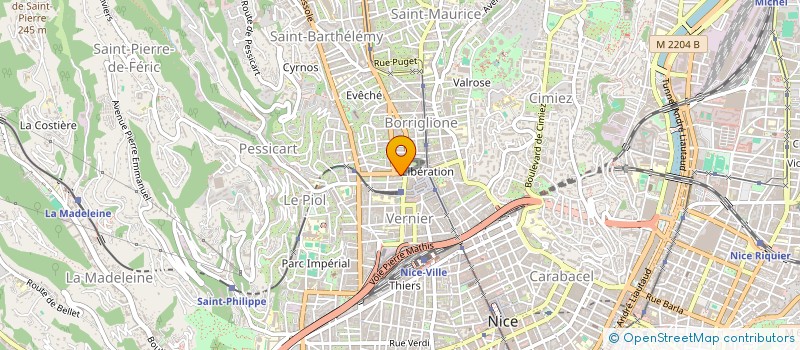 localisation de l'entreprise MONSIEUR GABRIEL CASINI à NICE