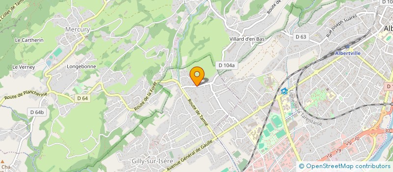 localisation de l'entreprise MONSIEUR GABRIEL CAUCHEMET à GILLY-SUR-ISERE
