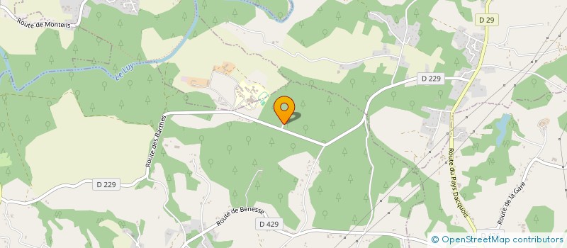 localisation de l'entreprise MONSIEUR GABRIEL CAULE  HEUGAS