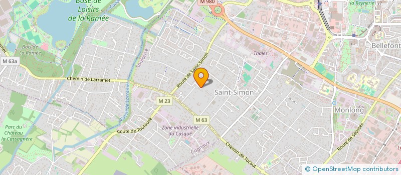 localisation de l'entreprise MONSIEUR GABRIEL CAZAUDARRE à TOULOUSE