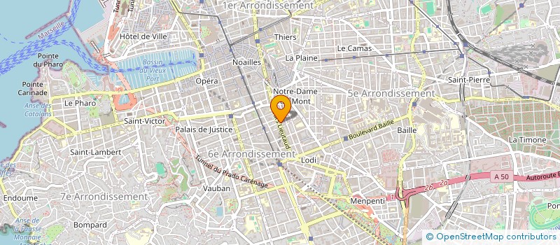 localisation de l'entreprise MONSIEUR GABRIEL CHALHON à MARSEILLE