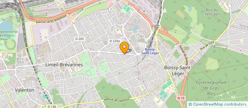 localisation de l'entreprise MONSIEUR GABRIEL CHAMBE à LIMEIL BREVANNES
