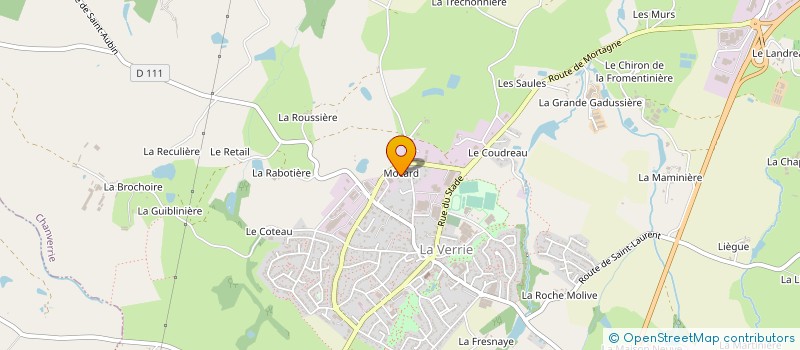 localisation de l'entreprise MONSIEUR GABRIEL CHARBONNEAU à CHANVERRIE