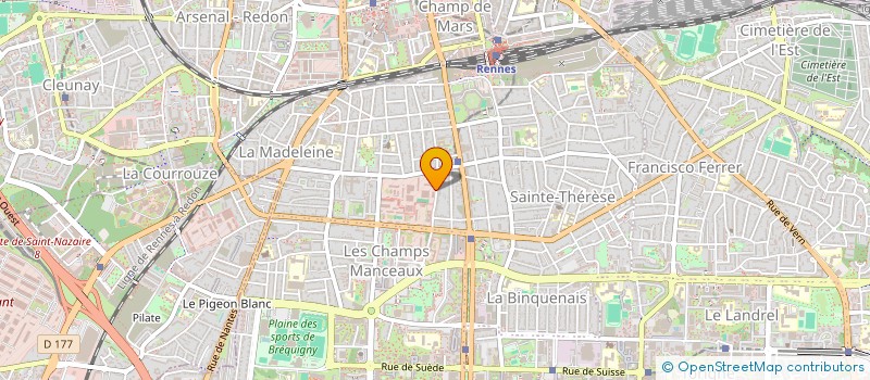 localisation de l'entreprise MONSIEUR GABRIEL CHARLES GNANESWARAN  RENNES