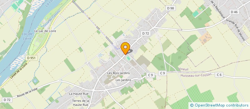 localisation de l'entreprise MONSIEUR GABRIEL CHARRON  VINEUIL