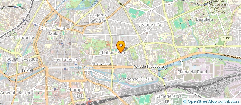 localisation de l'entreprise MONSIEUR GABRIEL CHASTE  RENNES