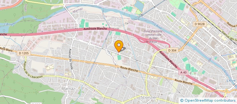 localisation de l'entreprise MONSIEUR GABRIEL CHATEAU  SCIONZIER