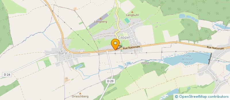 localisation de l'entreprise MONSIEUR GABRIEL CHATTON  CAPPEL