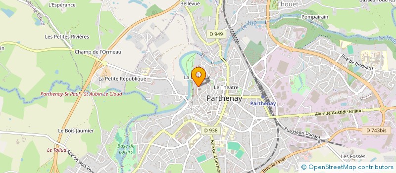 localisation de l'entreprise MONSIEUR GABRIEL CHAUVINEAU  PARTHENAY