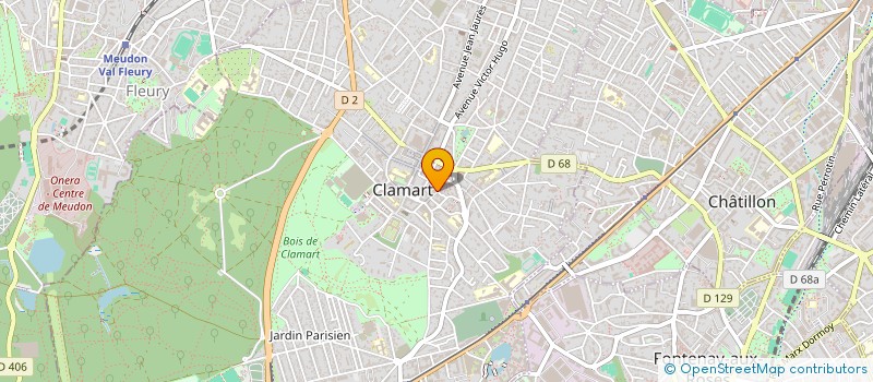 localisation de l'entreprise MONSIEUR GABRIEL CHEVALLIER à CLAMART
