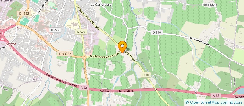 localisation de l'entreprise MONSIEUR GABRIEL CHOUVAC  LANGON