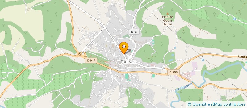 localisation de l'entreprise MONSIEUR GABRIEL CICILE  TOURVES