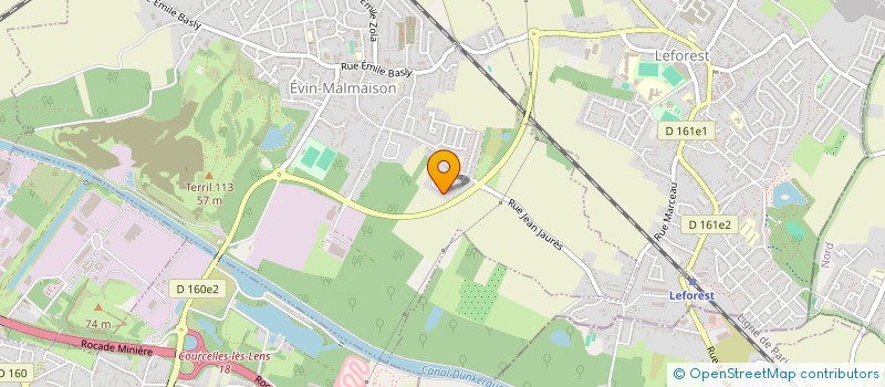 localisation de l'entreprise MONSIEUR GABRIEL CLARAMUNT  EVIN-MALMAISON