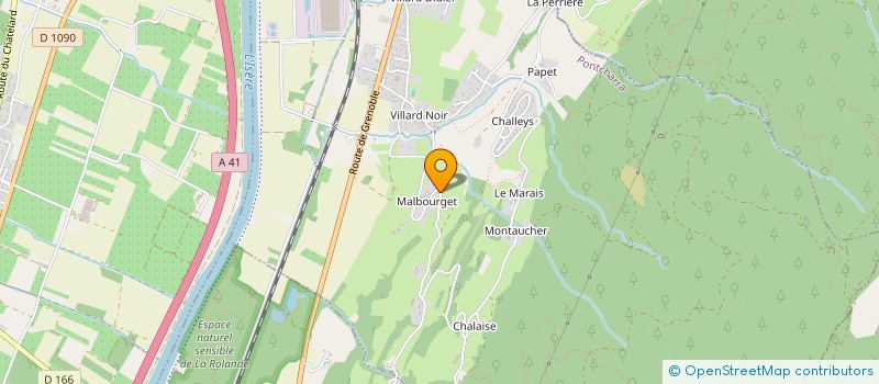 localisation de l'entreprise MONSIEUR GABRIEL COCCHI  PONTCHARRA