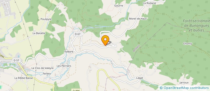 localisation de l'entreprise MONSIEUR GABRIEL COIFFIER  AMBERT