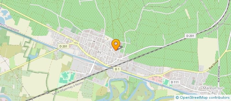 localisation de l'entreprise MONSIEUR GABRIEL COLLIN  AY-CHAMPAGNE