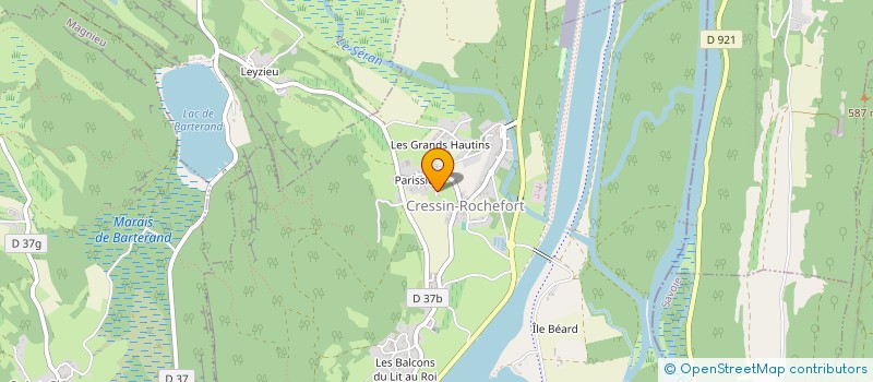 localisation de l'entreprise MONSIEUR GABRIEL COLLOT à CRESSIN-ROCHEFORT