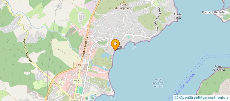 localisation de l'entreprise MONSIEUR GABRIEL COLONNA  PORTO-VECCHIO