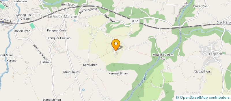 localisation de l'entreprise MONSIEUR GABRIEL COLVE  LE VIEUX-MARCHE