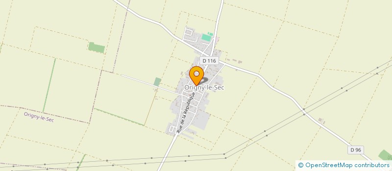 localisation de l'entreprise MONSIEUR GABRIEL CONTAT  ORIGNY-LE-SEC