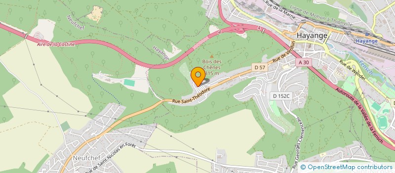 localisation de l'entreprise MONSIEUR GABRIEL CORBASCIO  HAYANGE