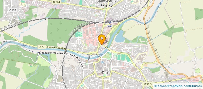 localisation de l'entreprise MONSIEUR GABRIEL CORDEIRO MORAIS  DAX