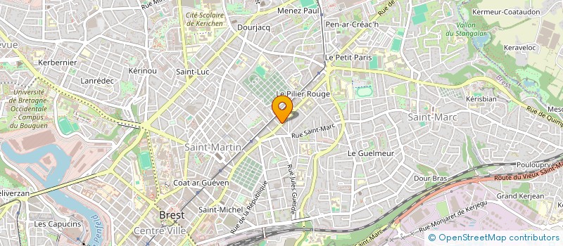 localisation de l'entreprise MONSIEUR GABRIEL CORRE à BREST