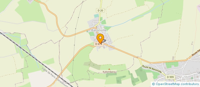 localisation de l'entreprise MONSIEUR GABRIEL COSSU  VIRMING