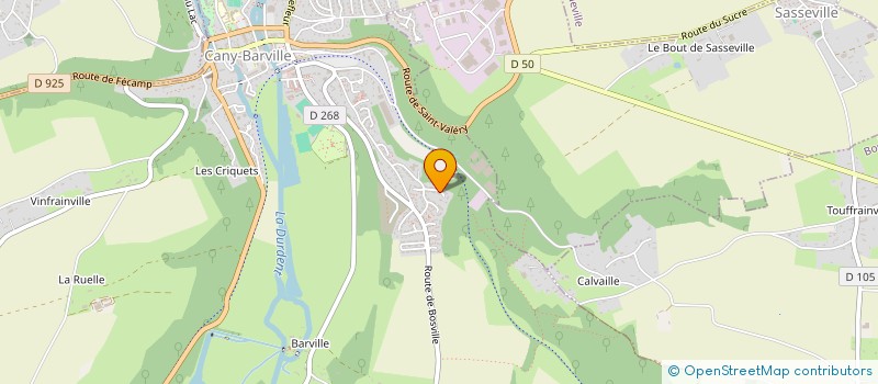 localisation de l'entreprise MONSIEUR GABRIEL COTARD  CANY-BARVILLE