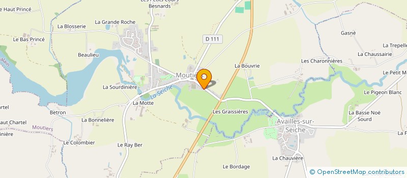 localisation de l'entreprise MONSIEUR GABRIEL COURTIGNE à MOUTIERS