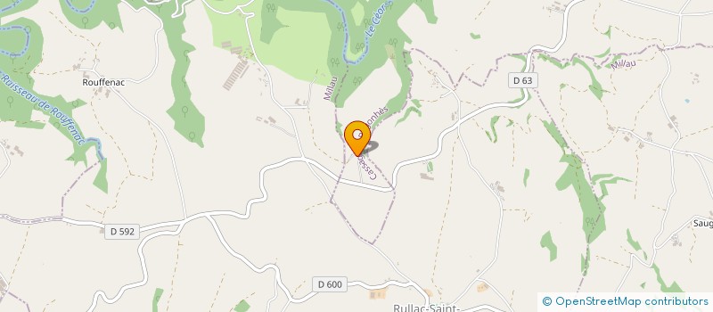 localisation de l'entreprise MONSIEUR GABRIEL CRANSAC  AURIAC-LAGAST