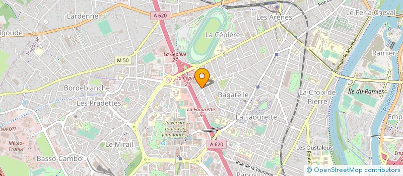 localisation de l'entreprise MONSIEUR GABRIEL CRET à TOULOUSE