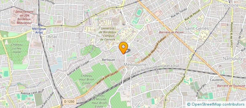 localisation de l'entreprise MONSIEUR GABRIEL DA FONTE PEREIRA  BORDEAUX