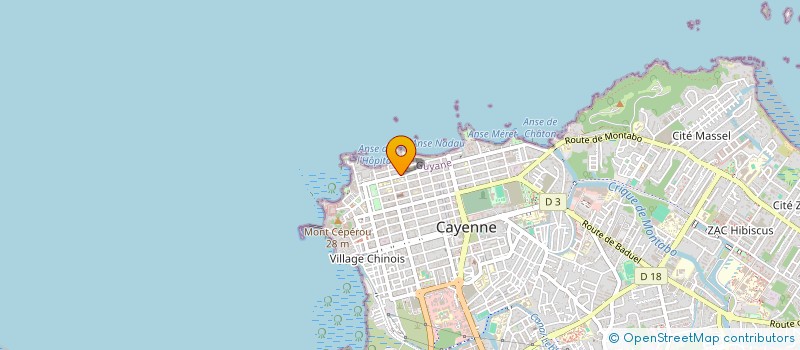 localisation de l'entreprise MONSIEUR GABRIEL DA SILVA  CAYENNE