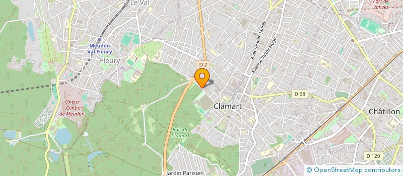 localisation de l'entreprise MONSIEUR GABRIEL DA SILVA SALES à CLAMART