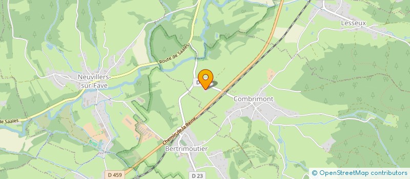 localisation de l'entreprise MONSIEUR GABRIEL DANIEL  PROVENCHERES-ET-COLROY