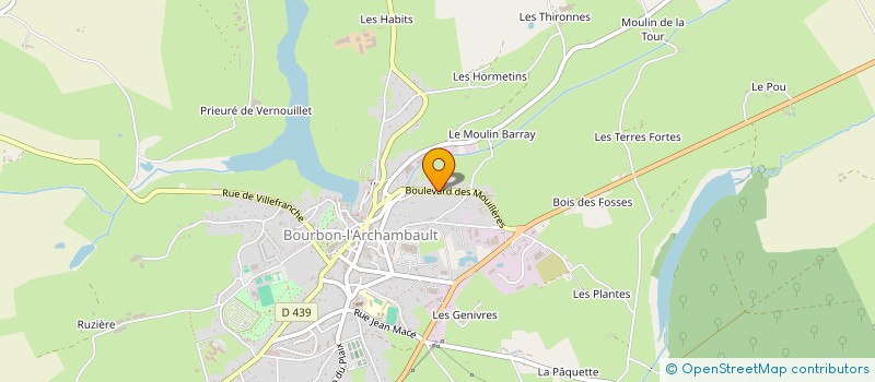 localisation de l'entreprise MONSIEUR GABRIEL DANILO  BOURBON-L'ARCHAMBAULT